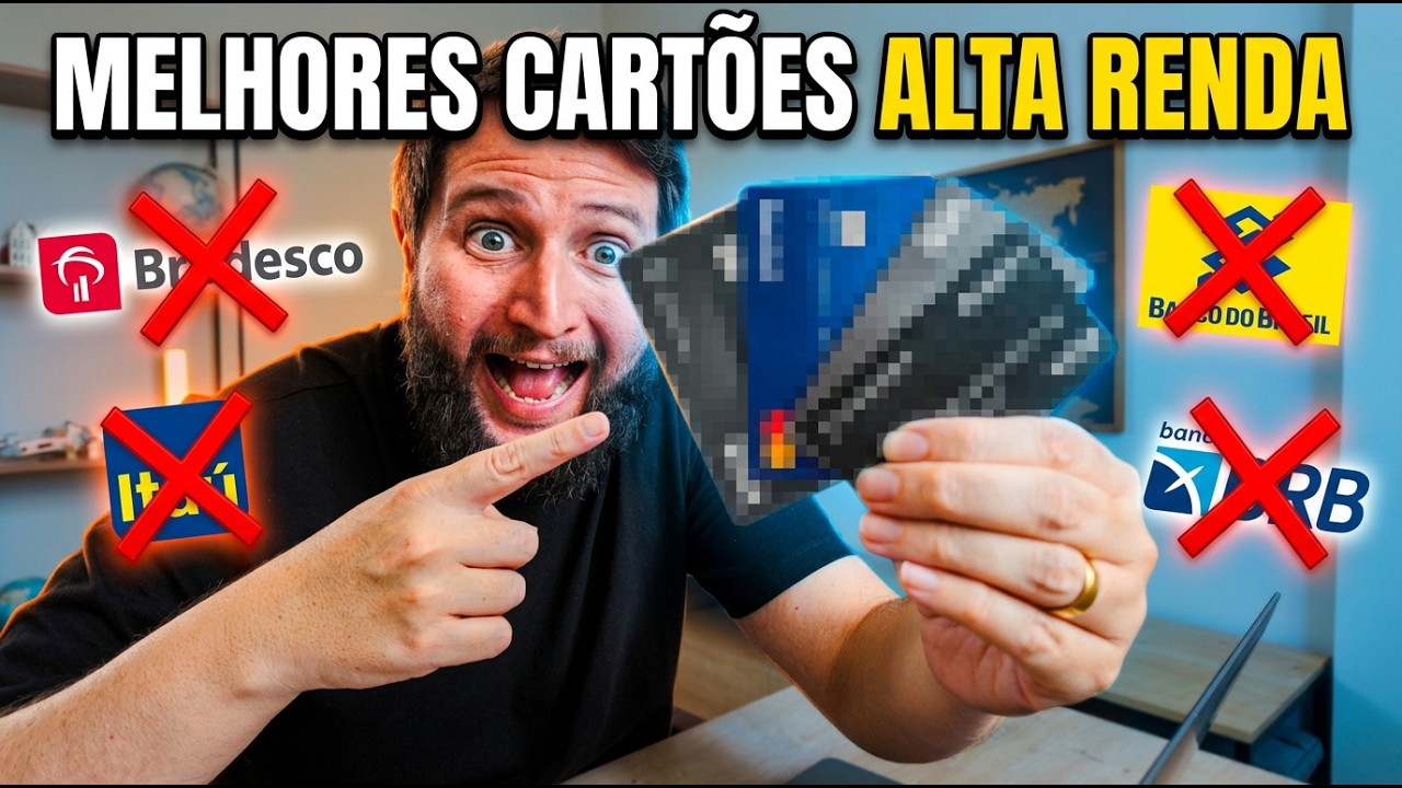 Melhores cartões de crédito alta renda para acumular milhas em 2026 — comparativo completo